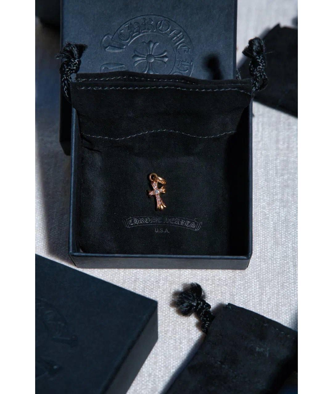 CHROME HEARTS Золотая цепочка/подвеска из желтого золота, фото 2