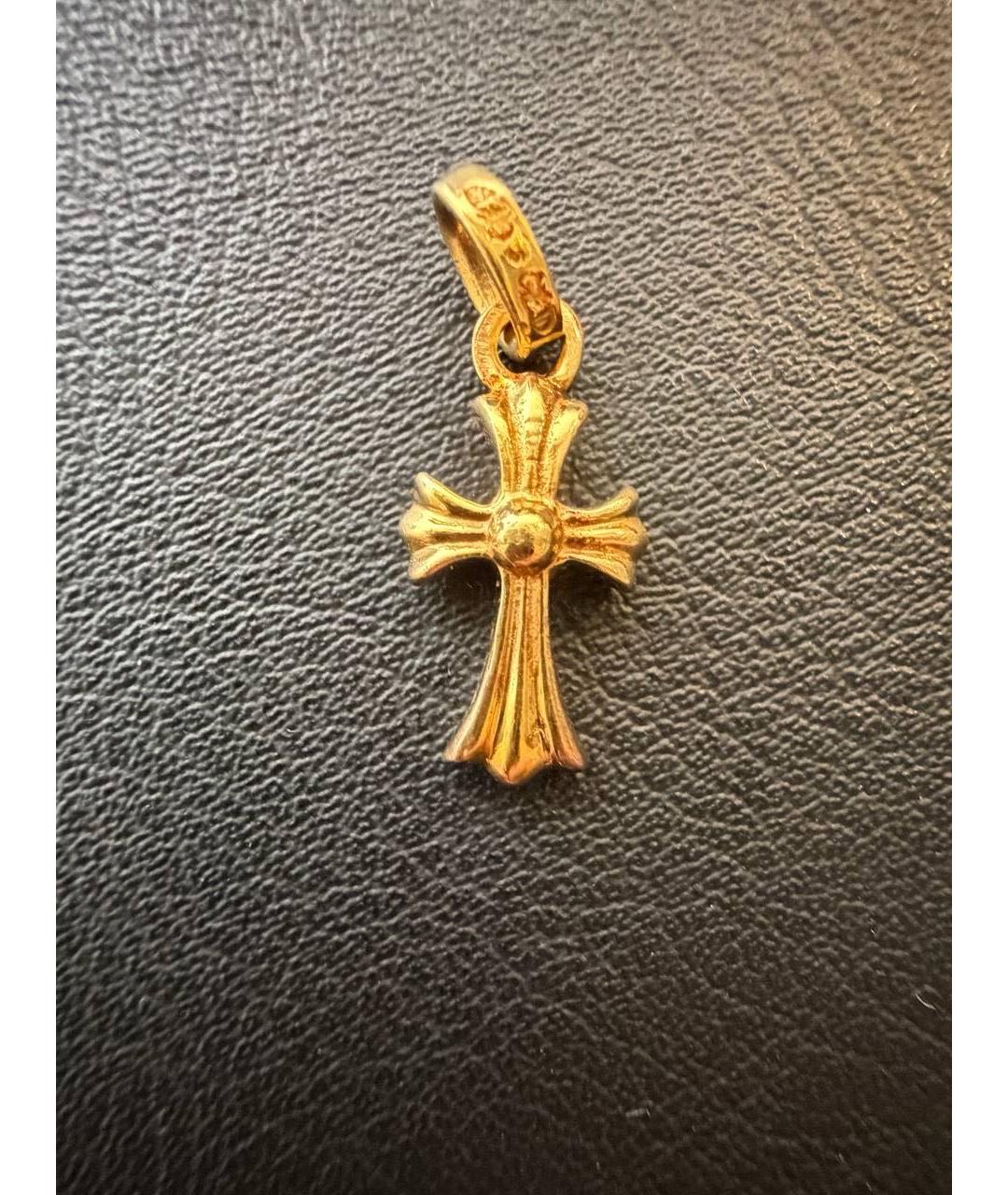 CHROME HEARTS Золотая цепочка/подвеска из желтого золота, фото 6