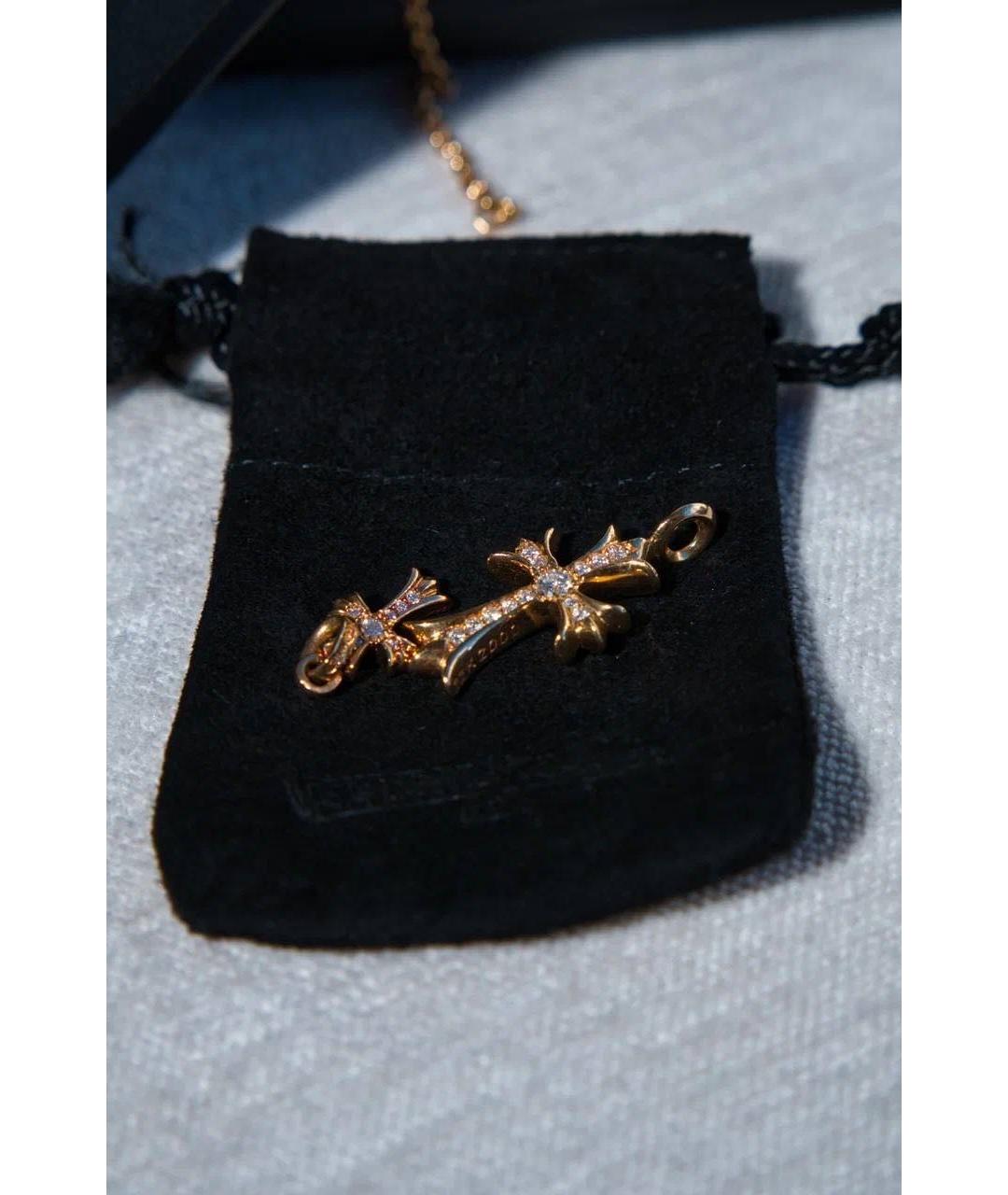 CHROME HEARTS Золотая подвеска из желтого золота, фото 3