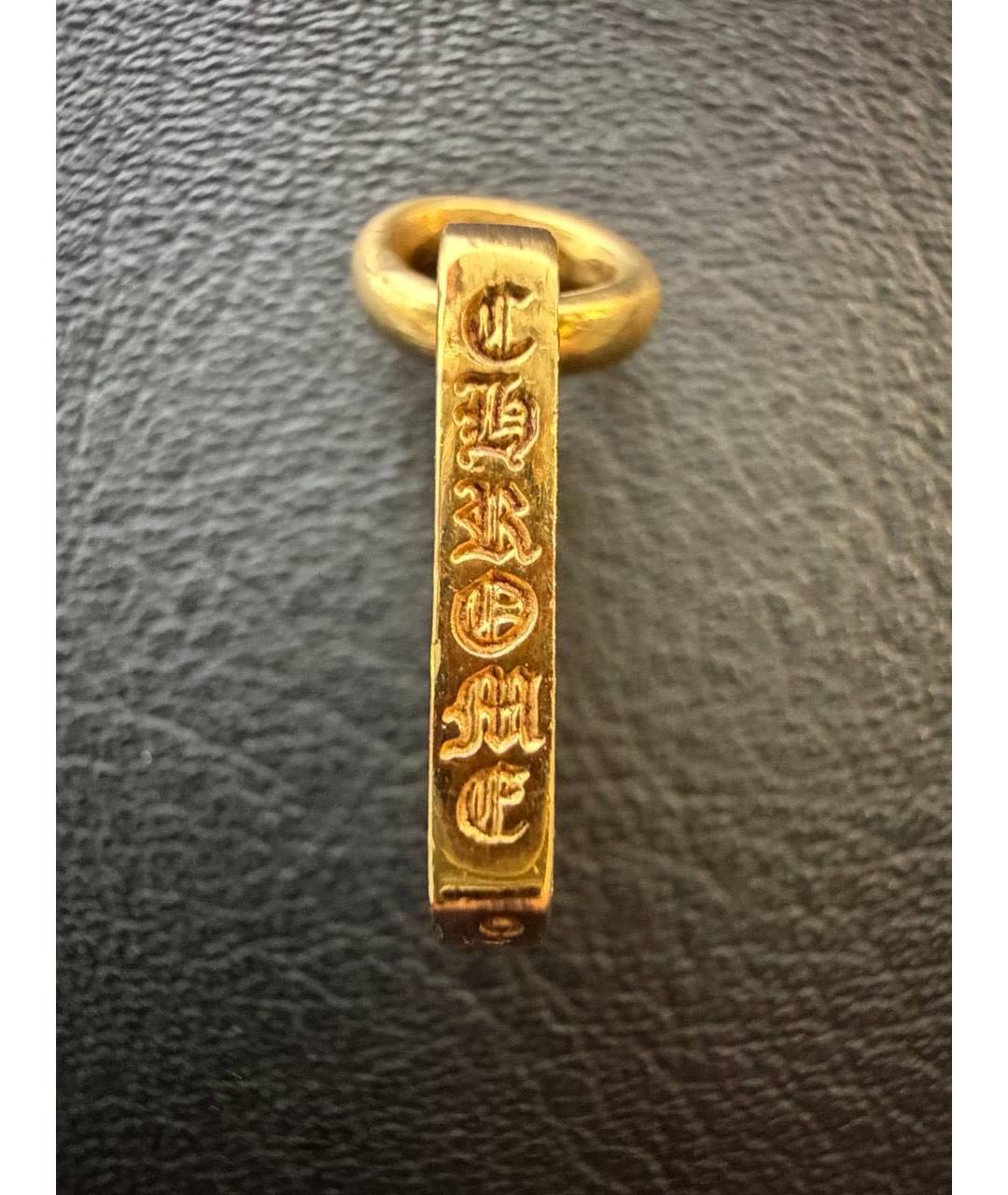 CHROME HEARTS Золотая цепочка/подвеска из желтого золота, фото 7