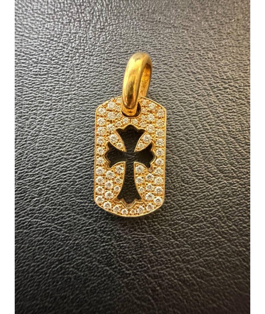 CHROME HEARTS Золотая цепочка/подвеска из желтого золота, фото 5