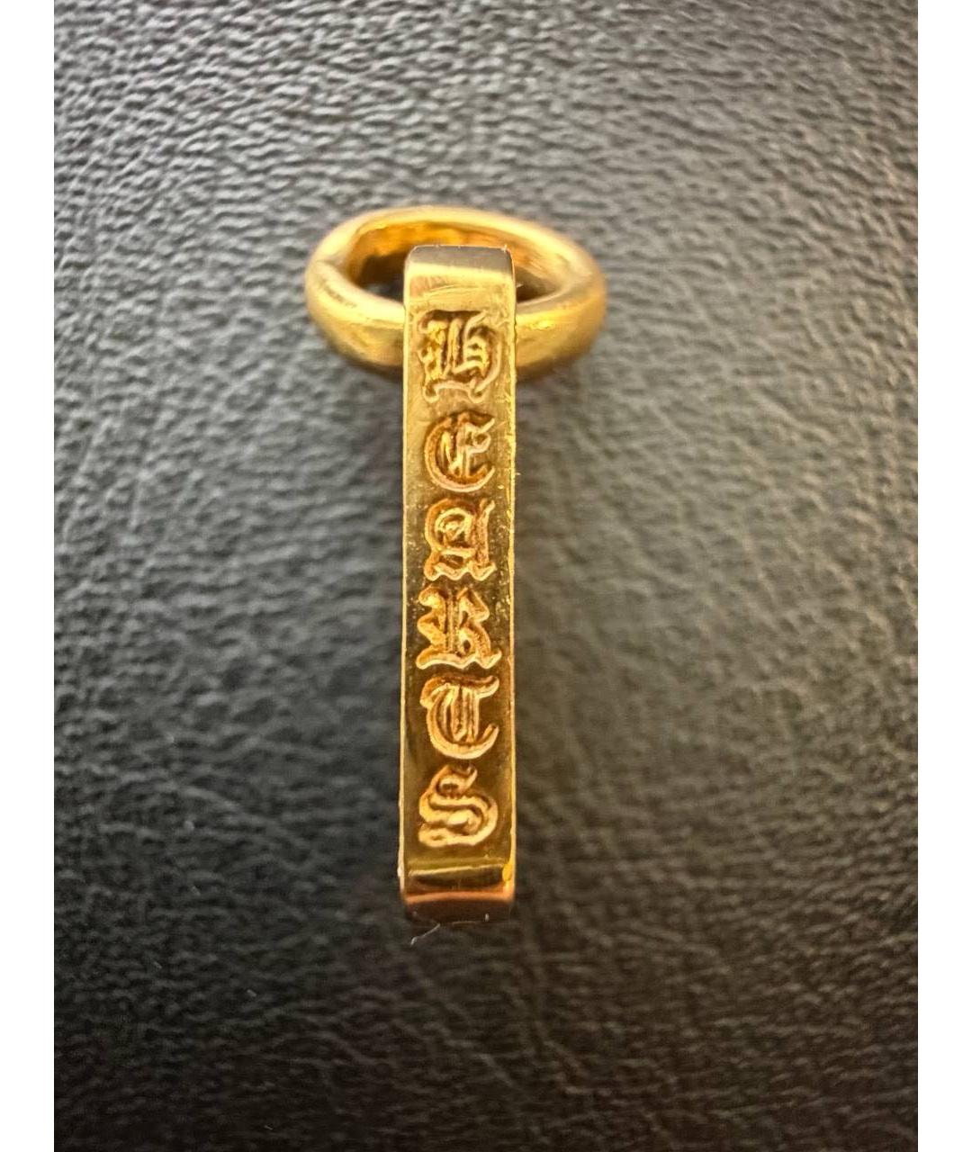 CHROME HEARTS Золотая цепочка/подвеска из желтого золота, фото 8
