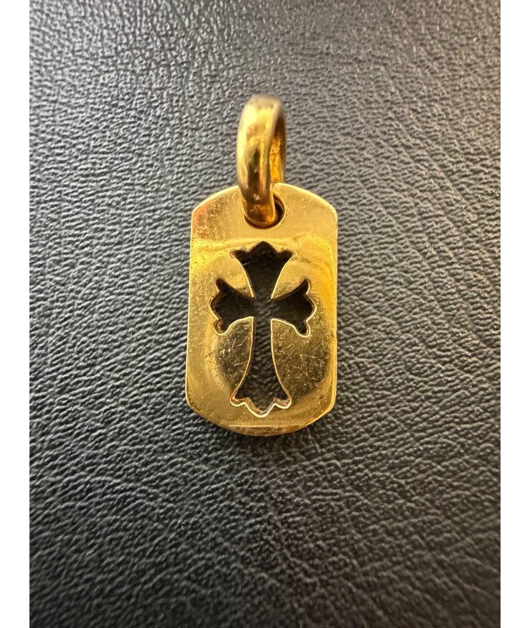 CHROME HEARTS Золотая цепочка/подвеска из желтого золота, фото 6
