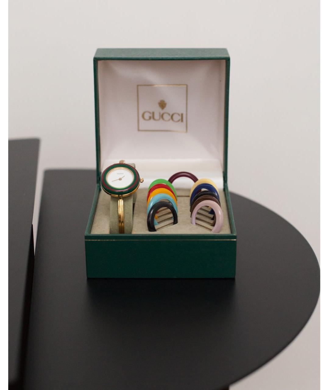 GUCCI Золотые часы, фото 2