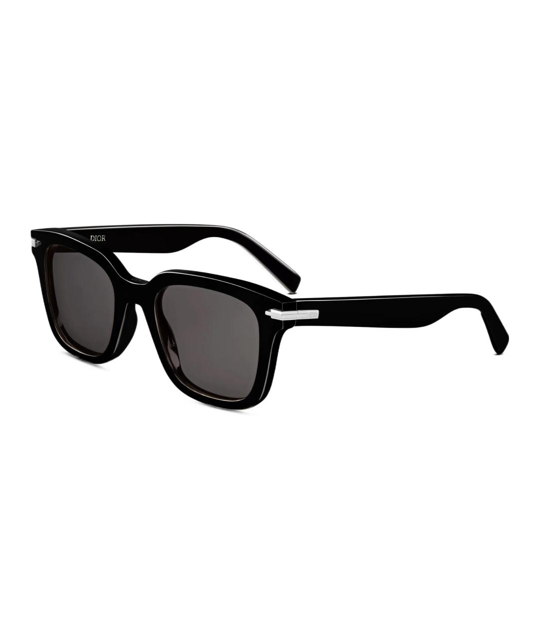 CHRISTIAN DIOR Черные пластиковые солнцезащитные очки, фото 1