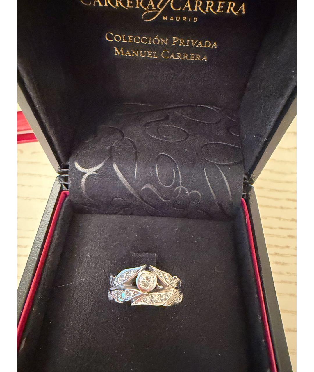 CARRERA Y CARRERA Белое кольцо из белого золота, фото 3