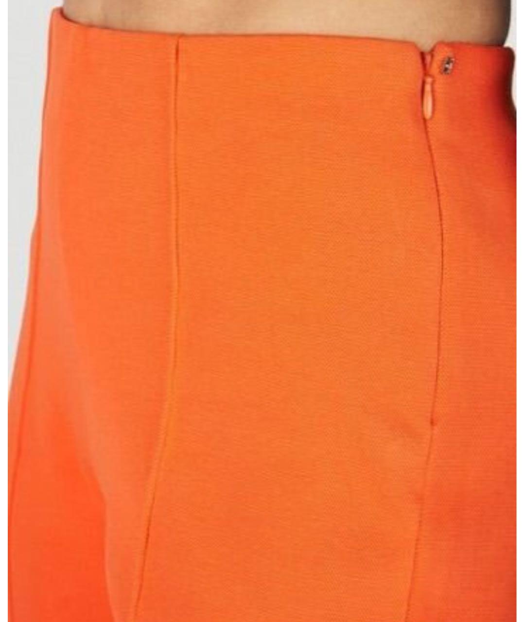 SPORTMAX Оранжевые брюки узкие, фото 7
