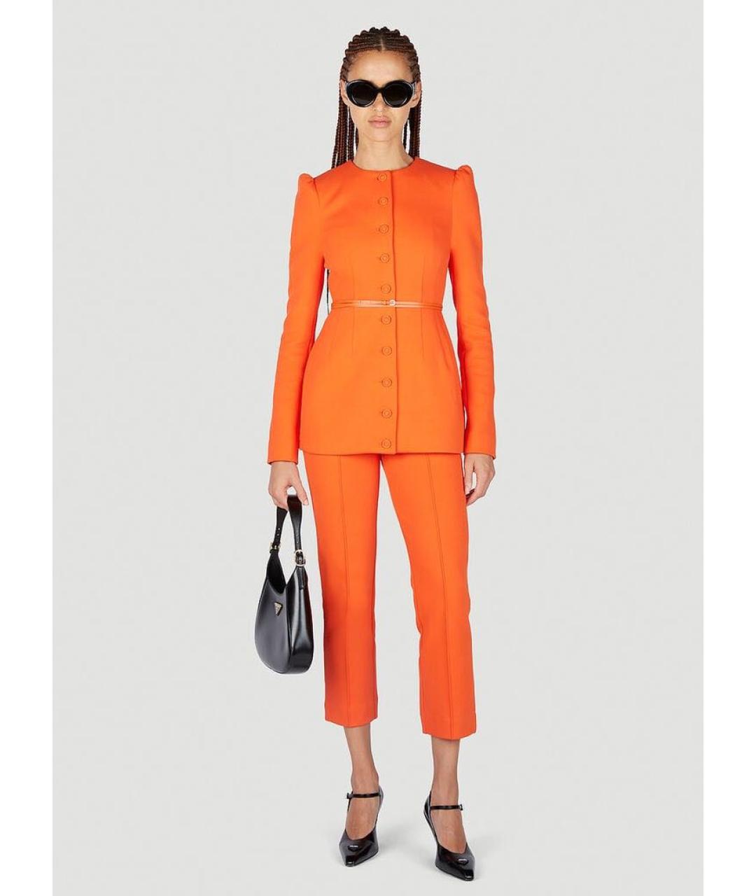 SPORTMAX Оранжевые брюки узкие, фото 5