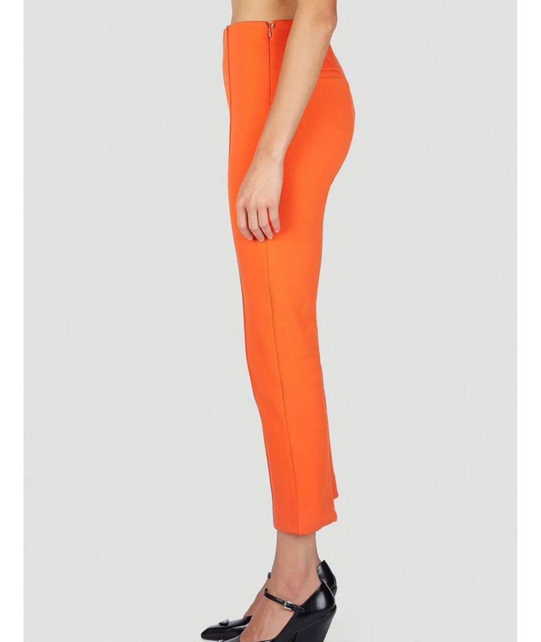 SPORTMAX Оранжевые брюки узкие, фото 8