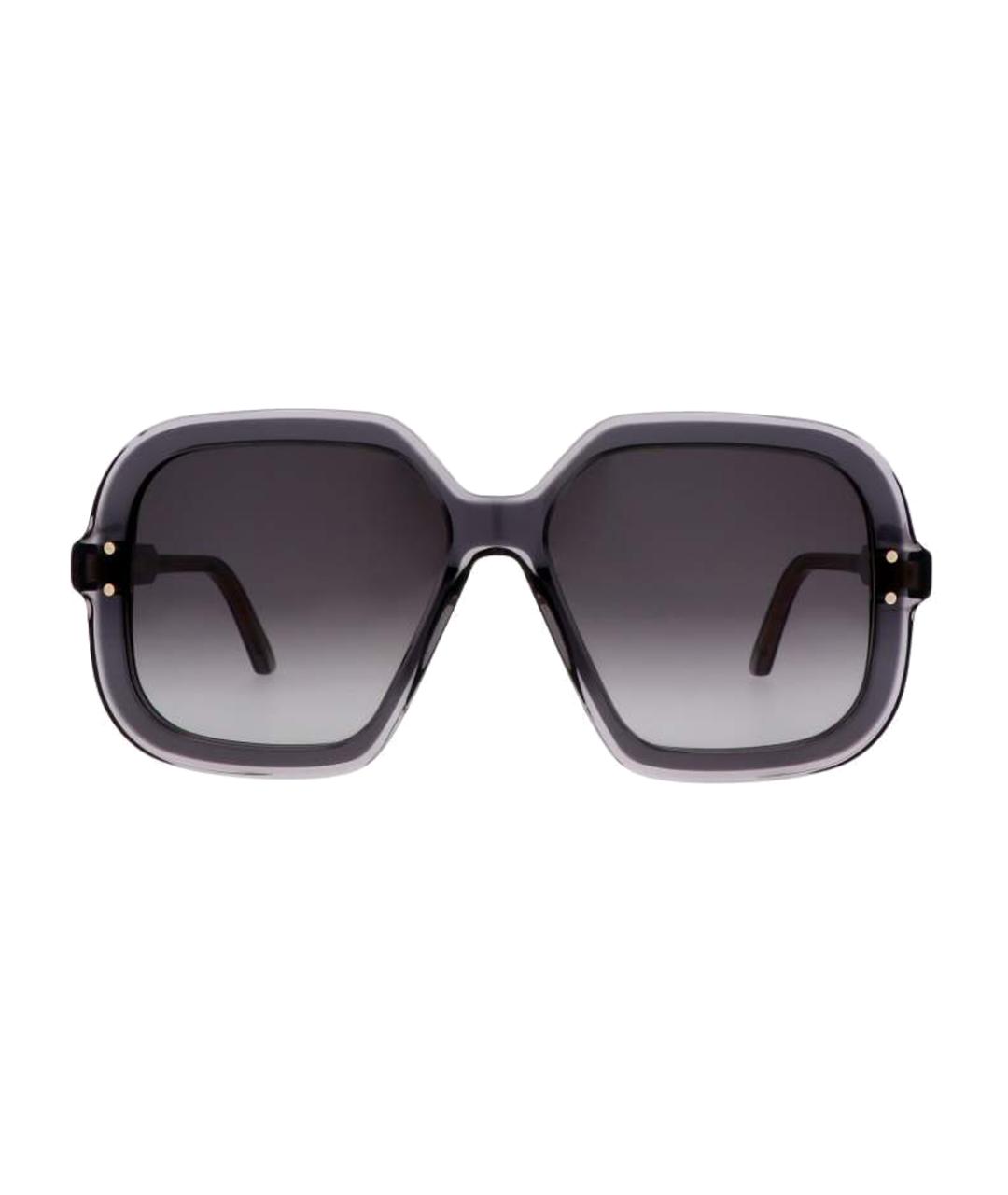 CHRISTIAN DIOR Серые пластиковые солнцезащитные очки, фото 2