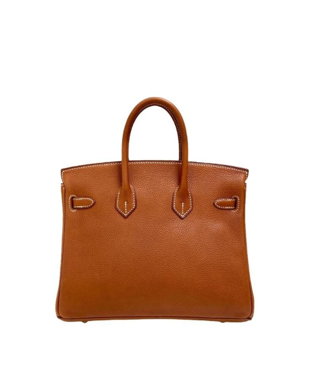HERMES Коричневая кожаная сумка через плечо, фото 3