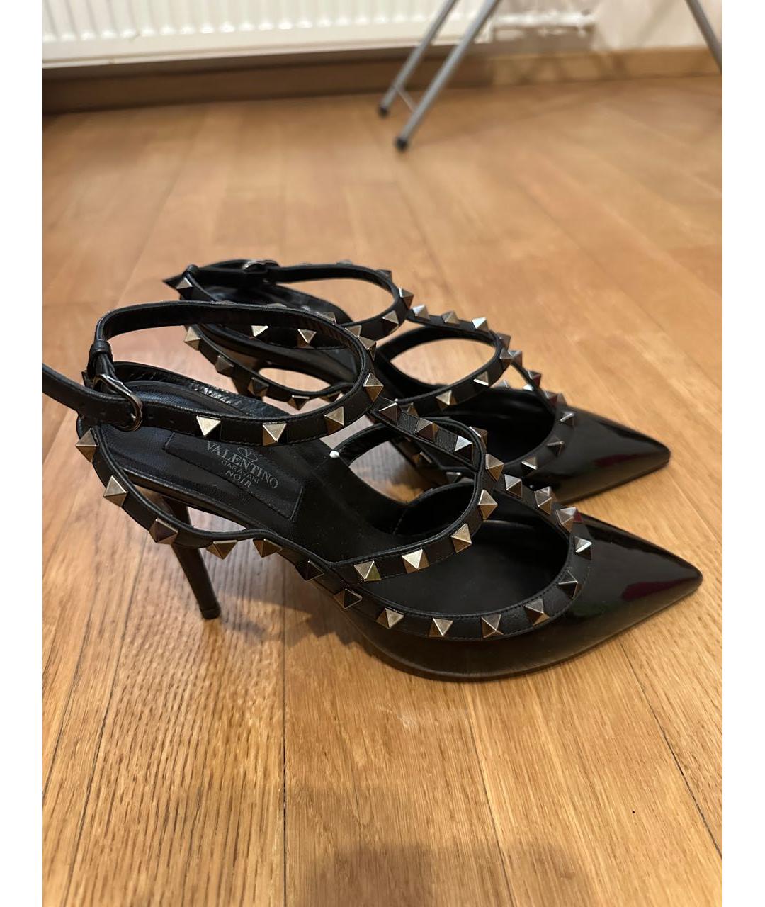 VALENTINO Черные туфли из лакированной кожи, фото 8