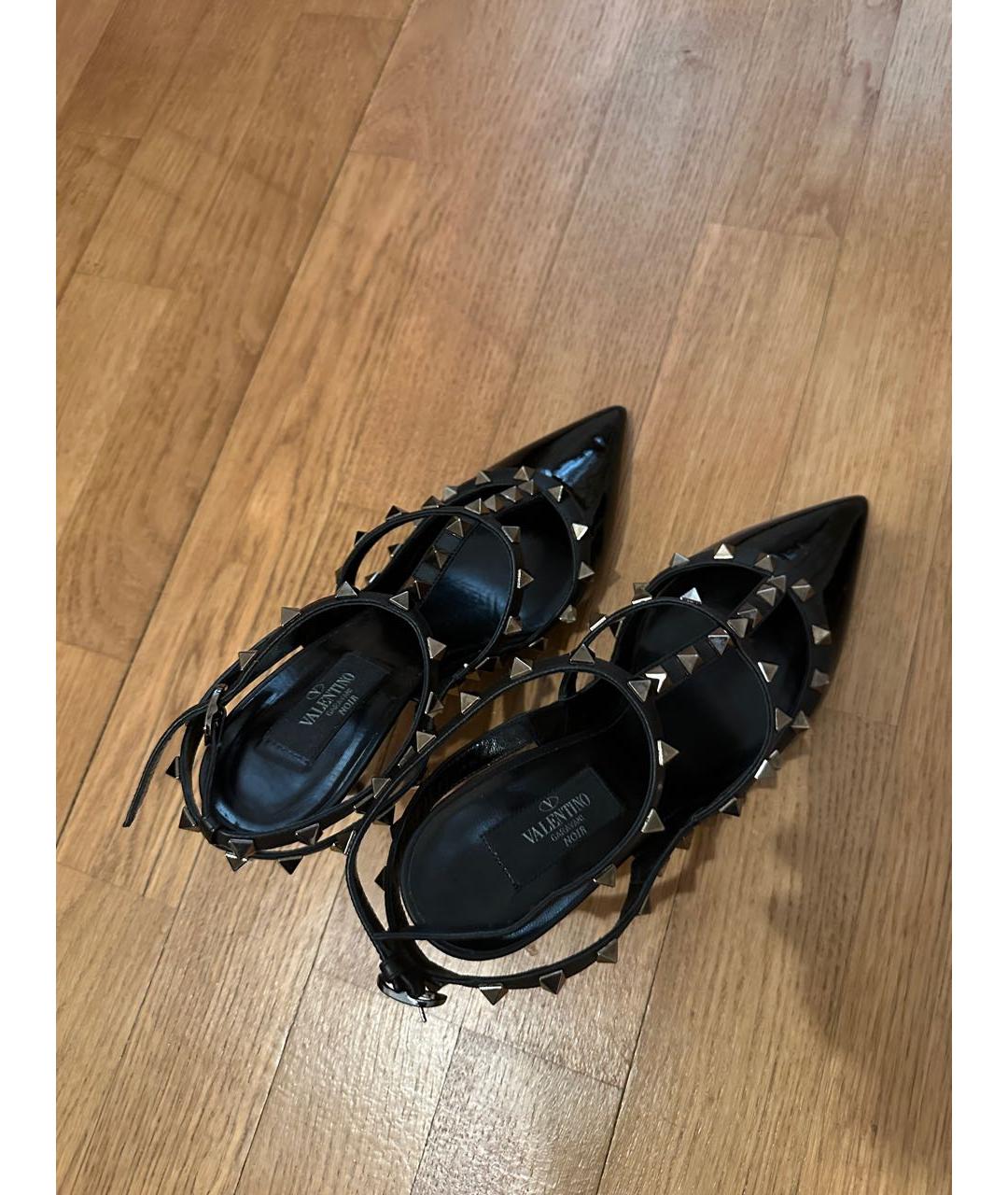 VALENTINO Черные туфли из лакированной кожи, фото 3