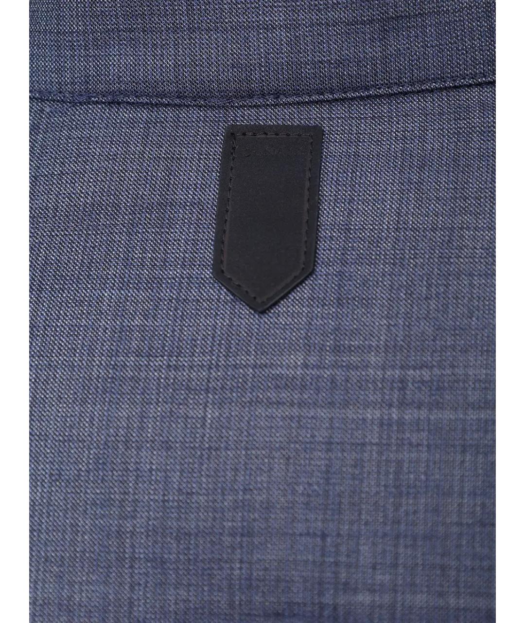 CANALI Синяя шерстяная куртка, фото 6