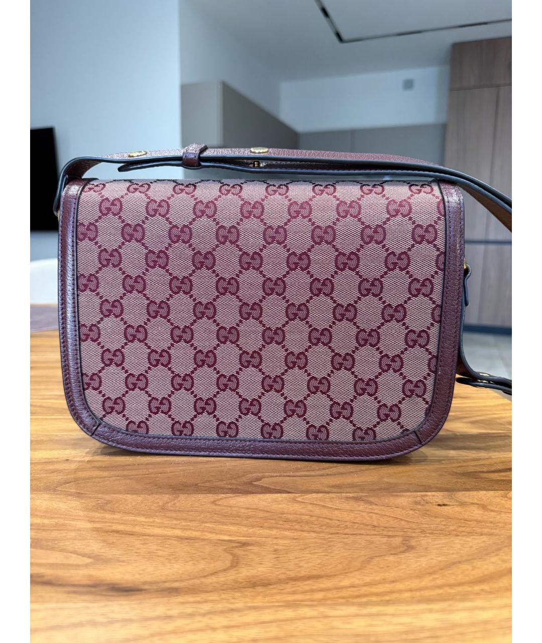GUCCI Бордовая сумка через плечо, фото 8