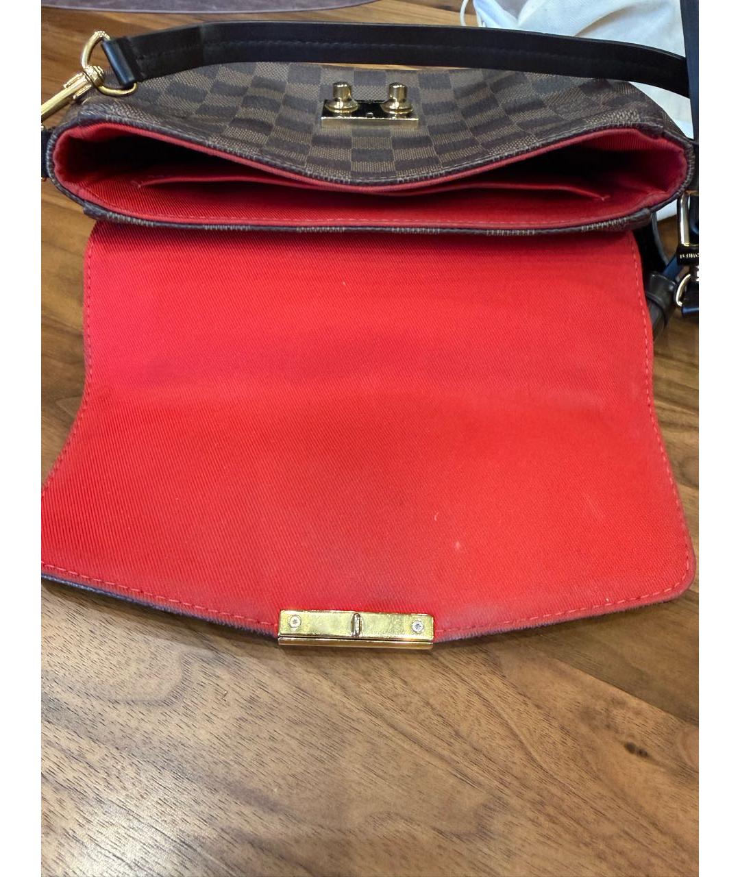 LOUIS VUITTON Коричневая сумка с короткими ручками, фото 7