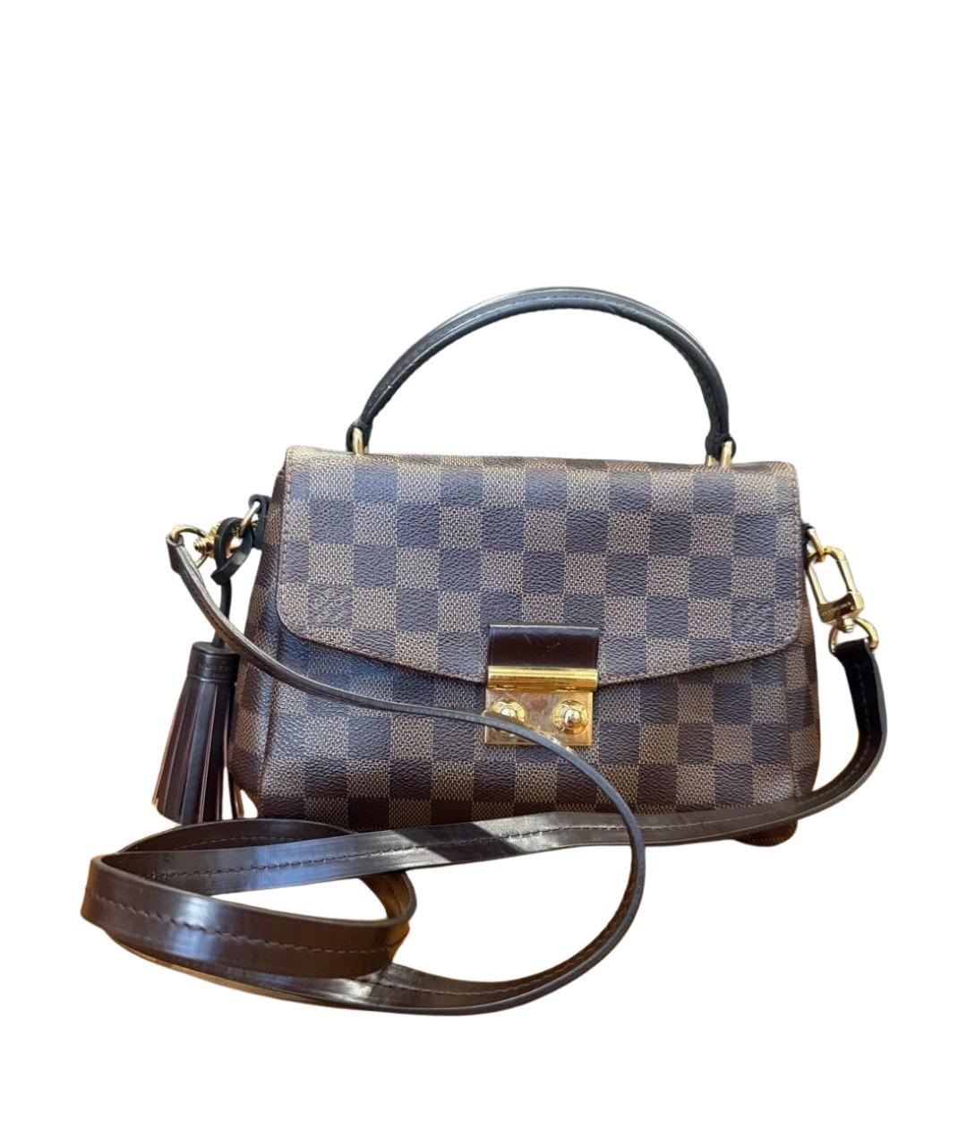 LOUIS VUITTON Коричневая сумка с короткими ручками, фото 1