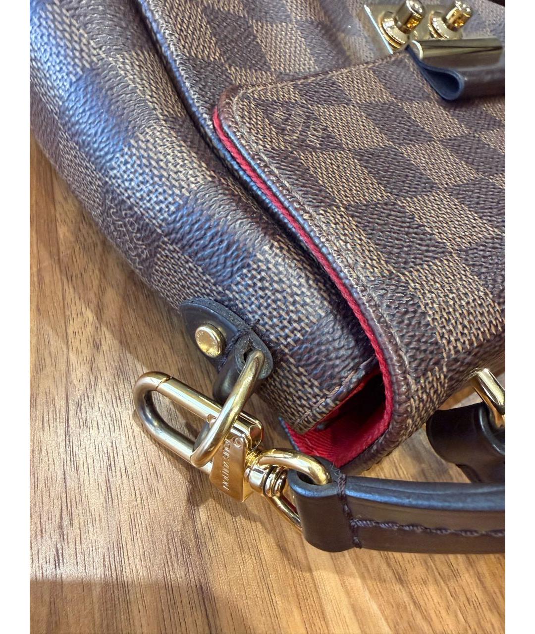 LOUIS VUITTON Коричневая сумка с короткими ручками, фото 5
