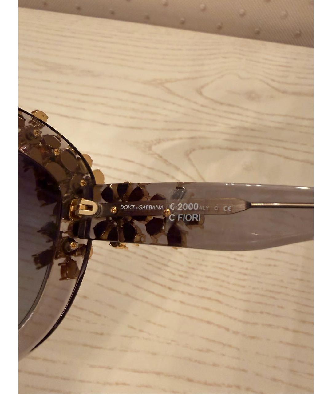 DOLCE&GABBANA Мульти пластиковые солнцезащитные очки, фото 4