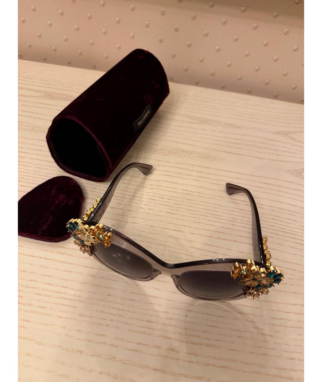 DOLCE&GABBANA Мульти пластиковые солнцезащитные очки, фото 2