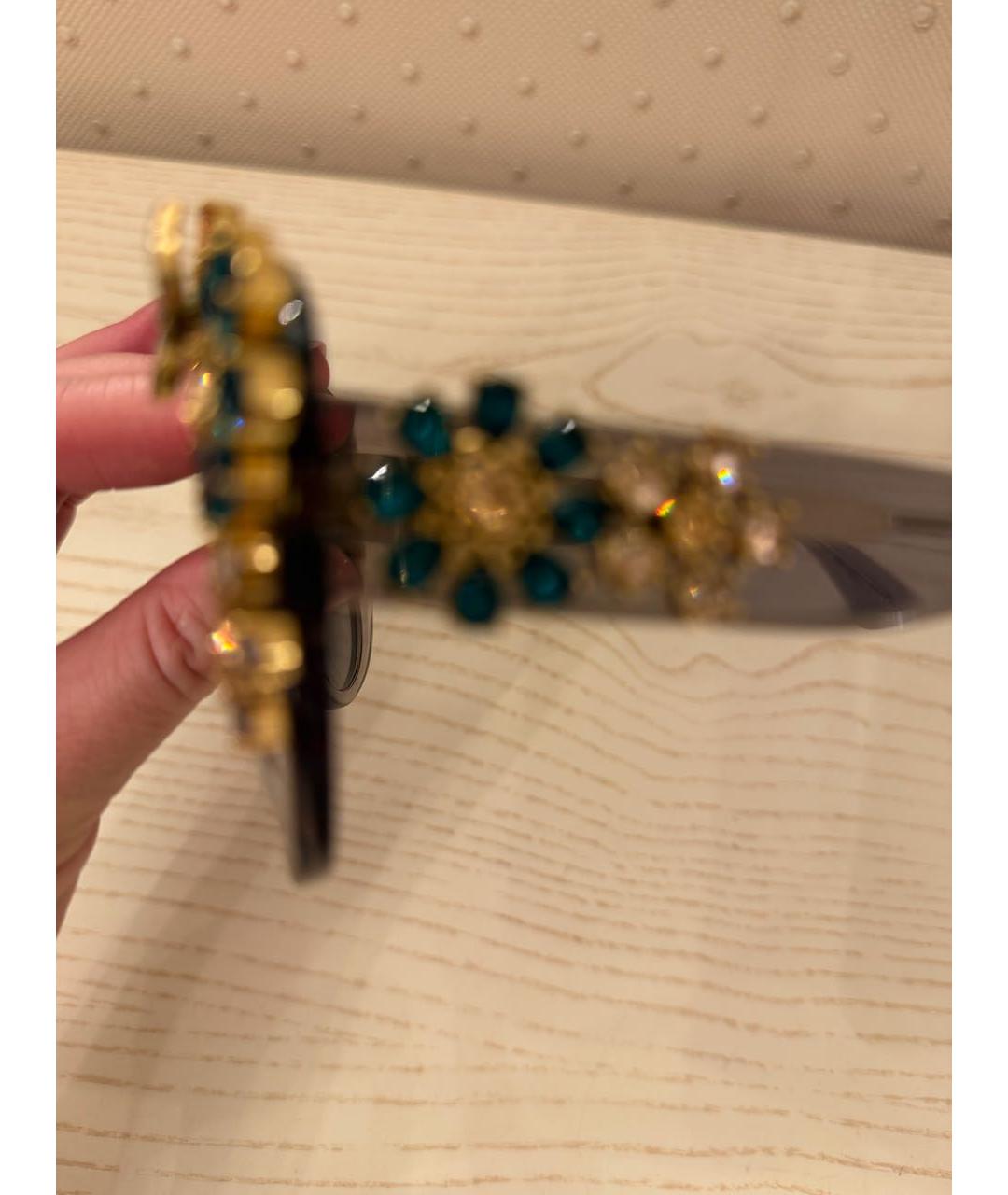 DOLCE&GABBANA Мульти пластиковые солнцезащитные очки, фото 3