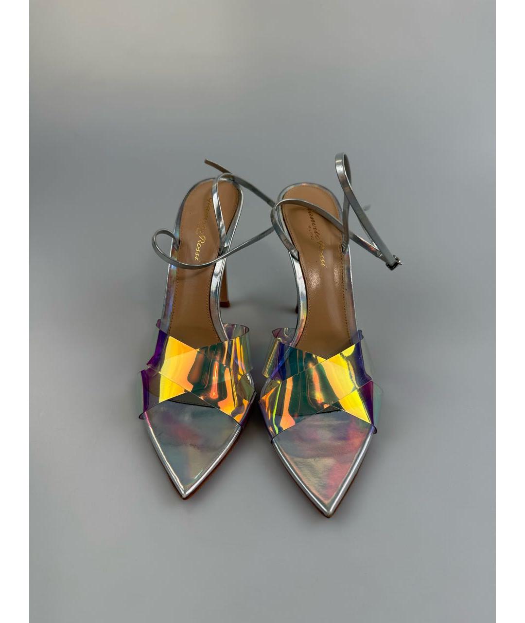 GIANVITO ROSSI Мульти кожаные босоножки, фото 3