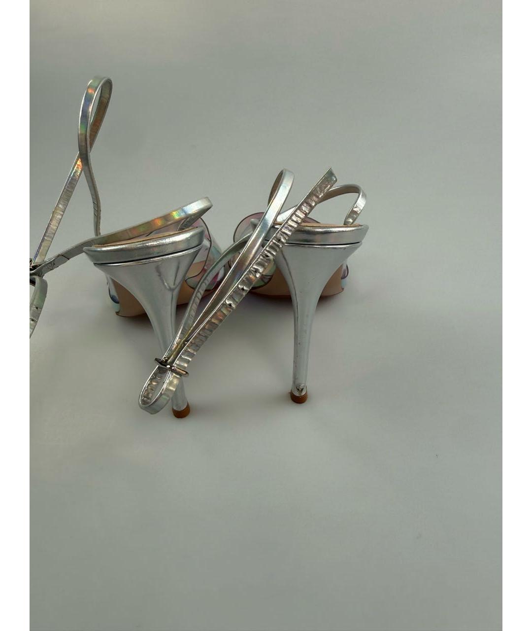 GIANVITO ROSSI Мульти кожаные босоножки, фото 4