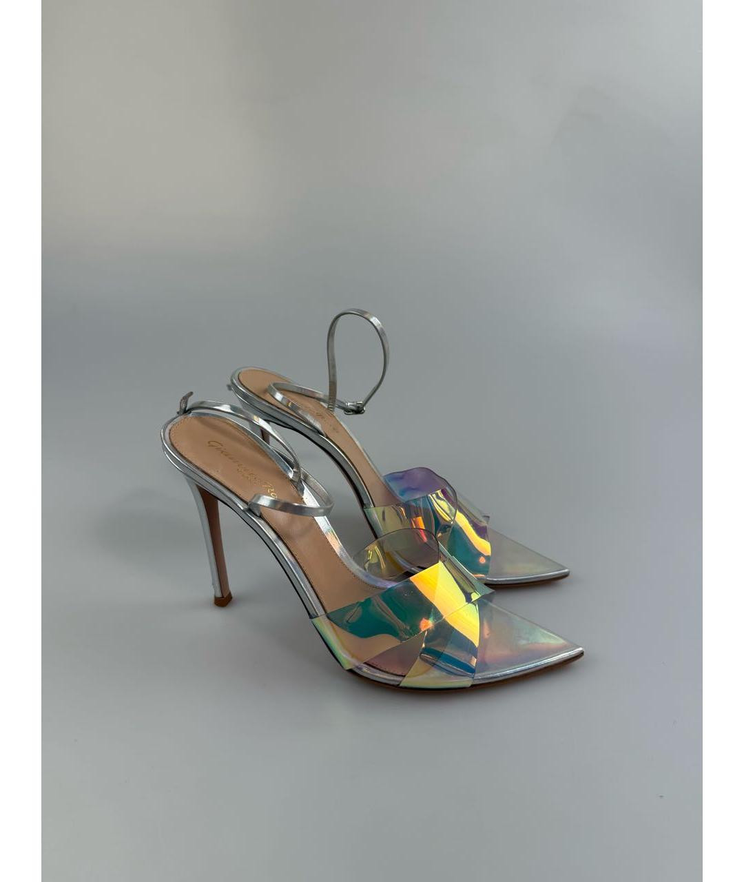 GIANVITO ROSSI Мульти кожаные босоножки, фото 2