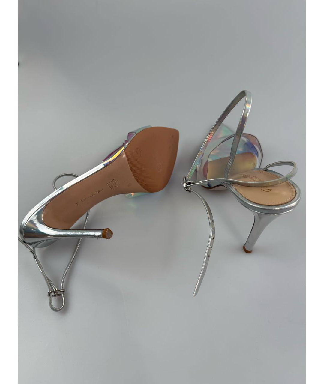 GIANVITO ROSSI Мульти кожаные босоножки, фото 5