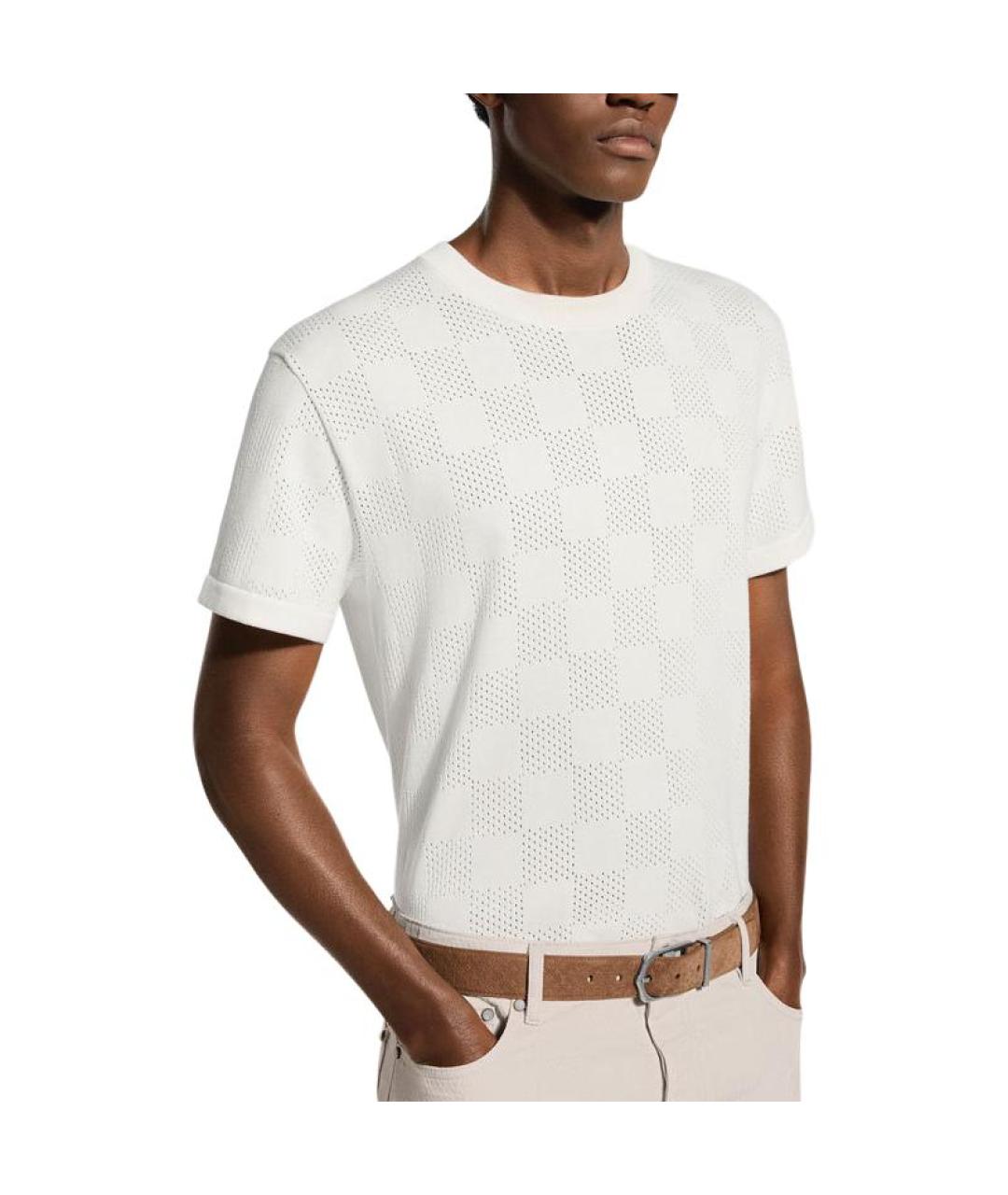 LOUIS VUITTON Белая футболка, фото 4