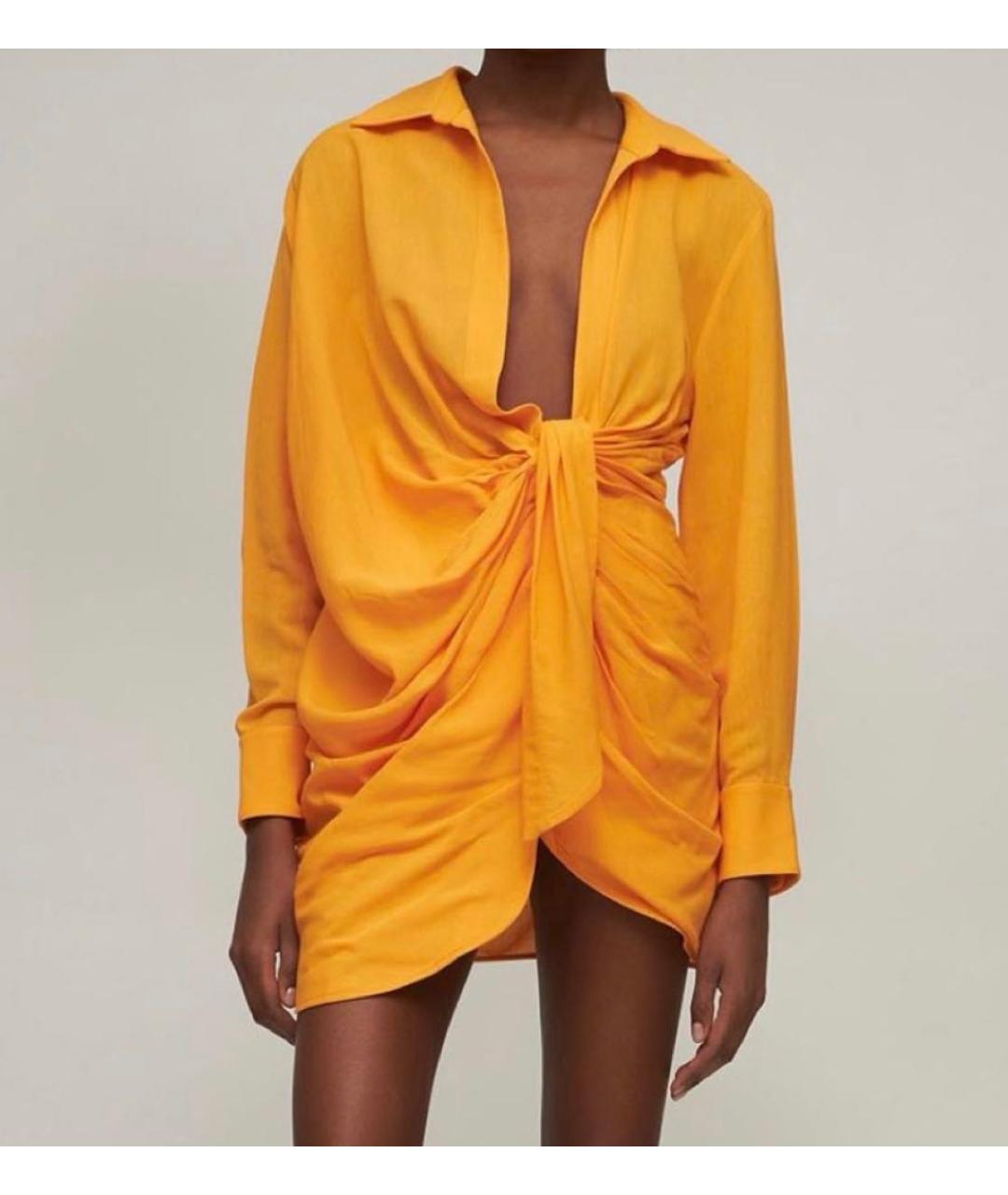 JACQUEMUS Оранжевое платье, фото 2
