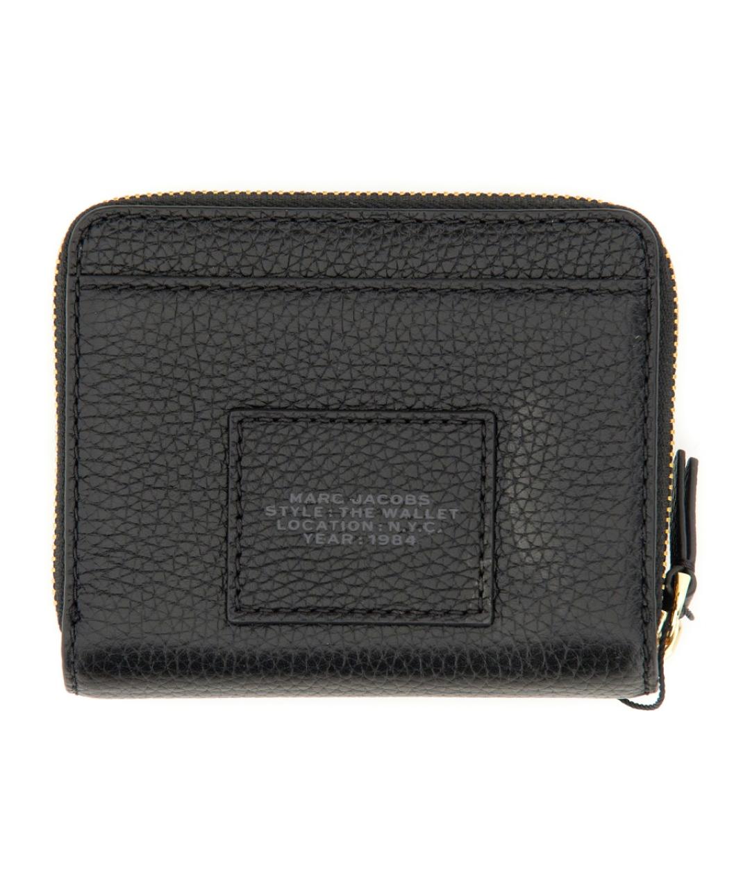 MARC JACOBS Черный кожаный кошелек, фото 5