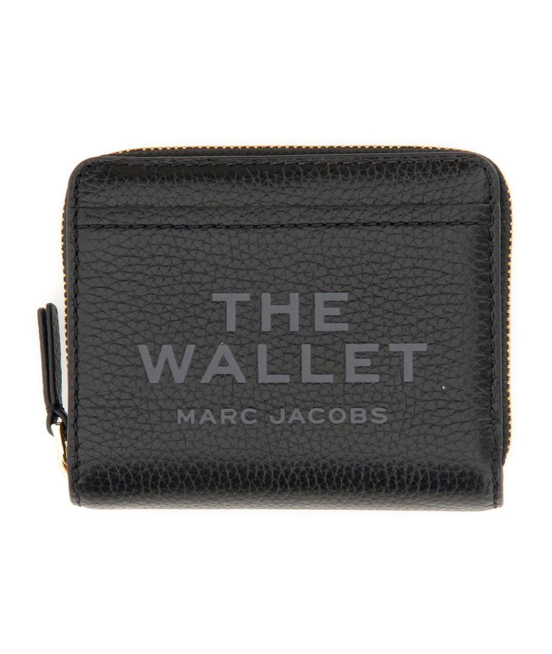 MARC JACOBS Черный кожаный кошелек, фото 2