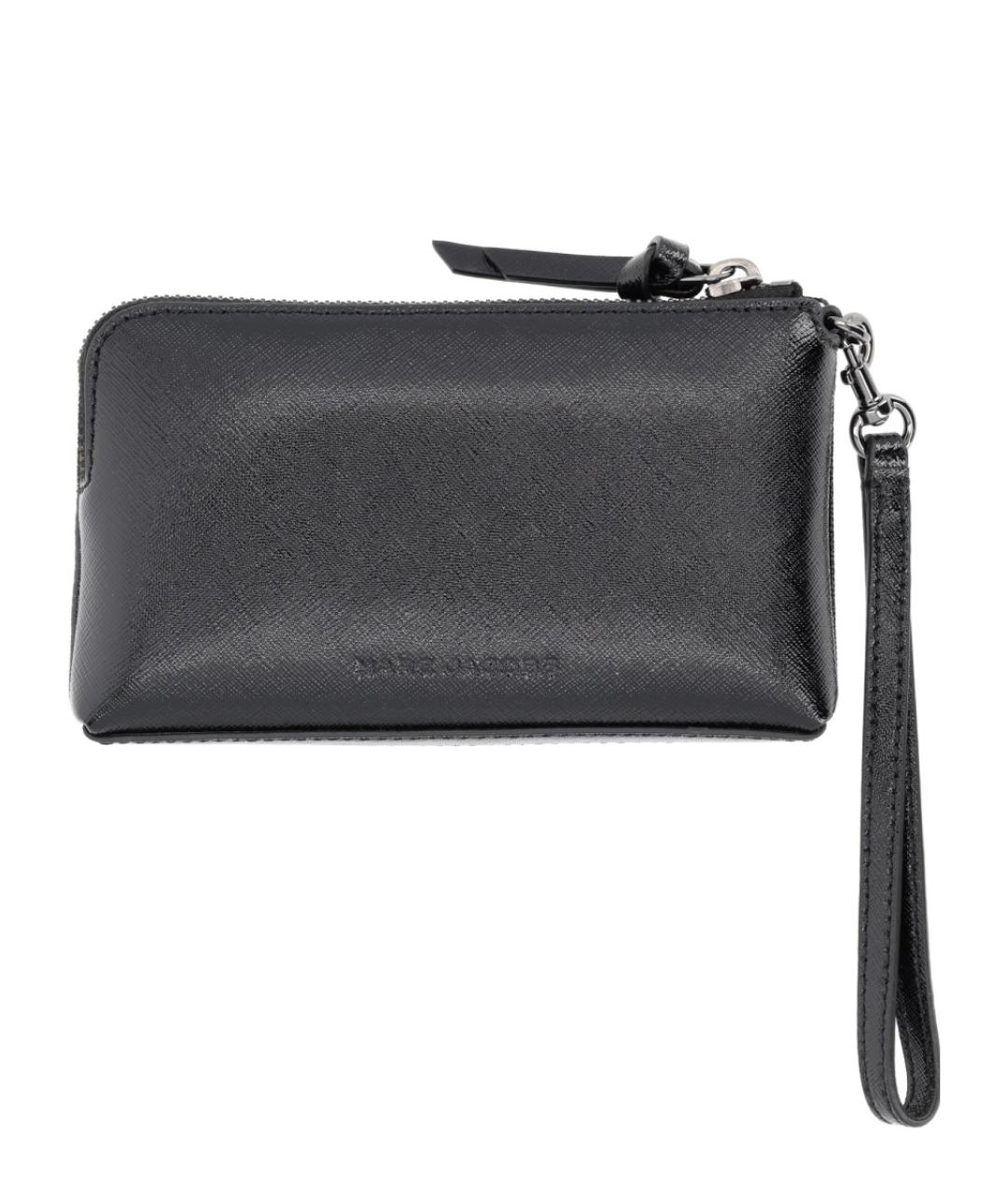MARC JACOBS Черный кожаный кошелек, фото 2