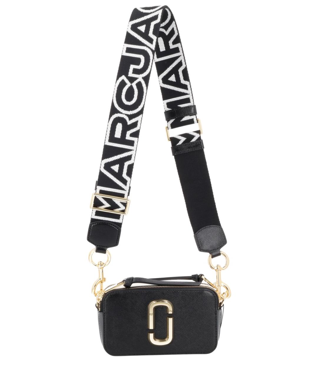 MARC JACOBS Черная кожаная сумка через плечо, фото 1