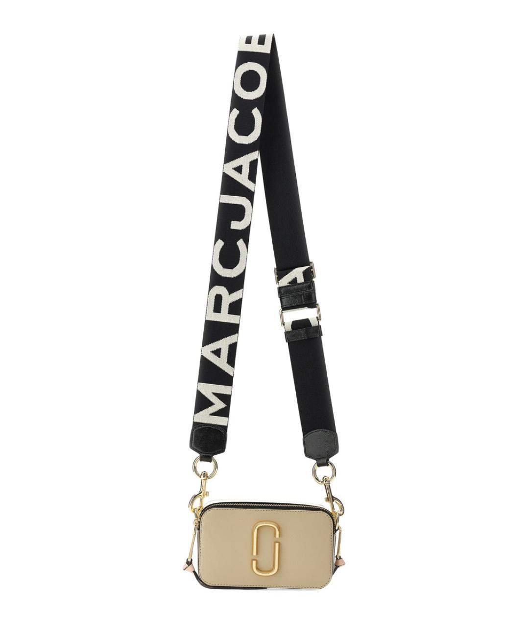 MARC JACOBS Бежевая кожаная сумка через плечо, фото 1