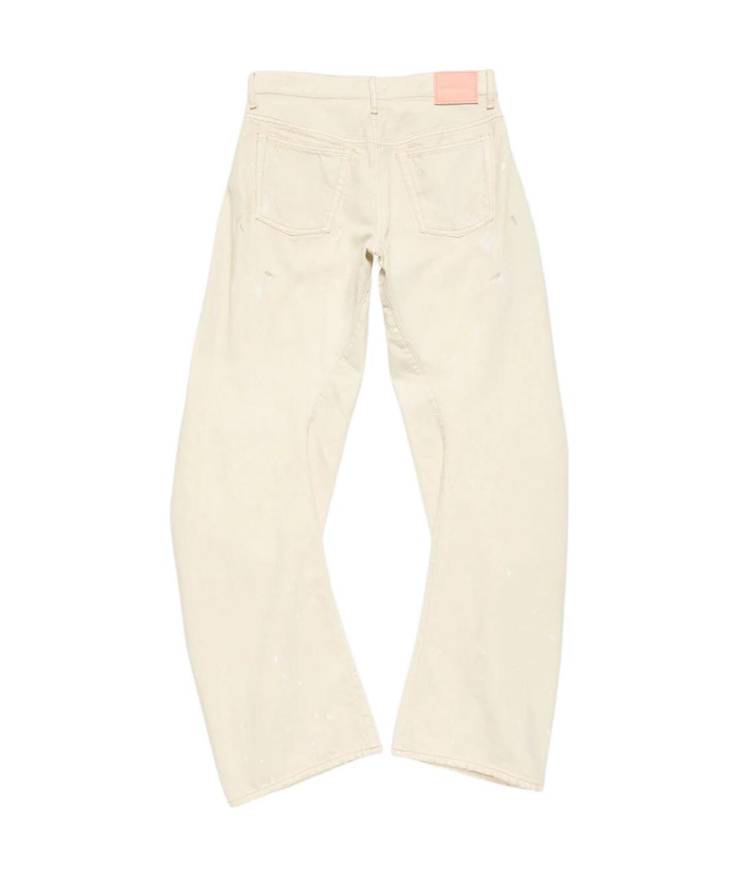 ACNE STUDIOS Белые прямые джинсы, фото 2