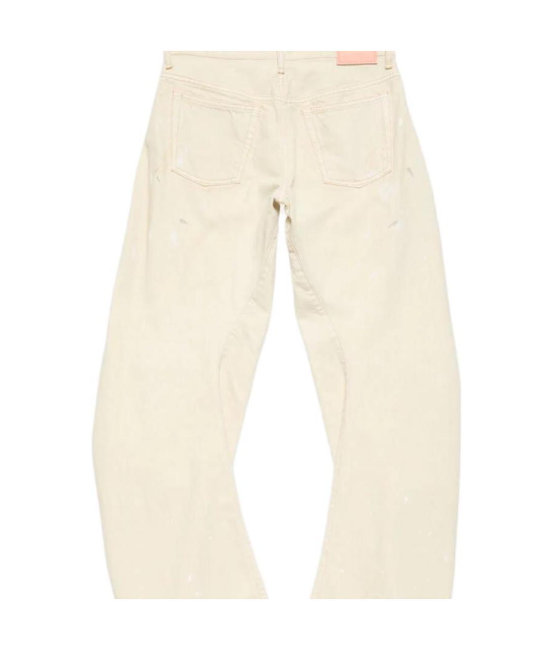 ACNE STUDIOS Белые прямые джинсы, фото 5
