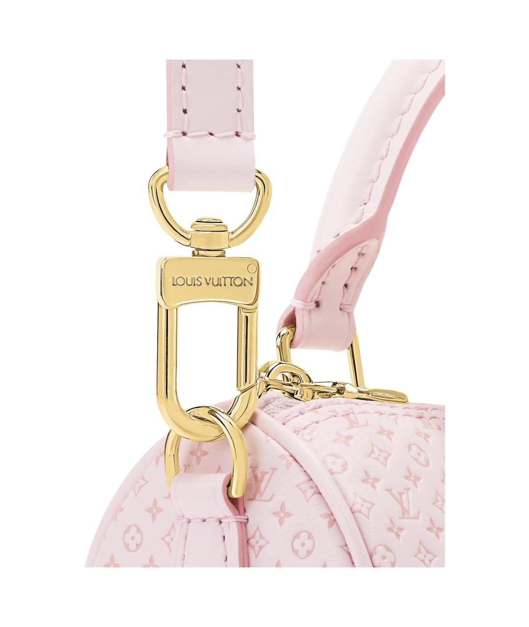 LOUIS VUITTON Розовая кожаная сумка через плечо, фото 5