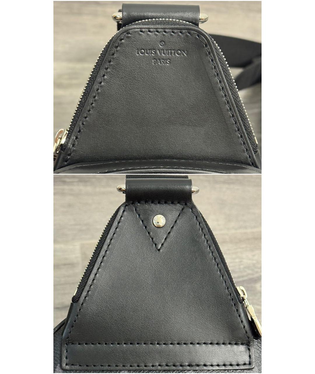 LOUIS VUITTON Черная сумка на плечо, фото 6
