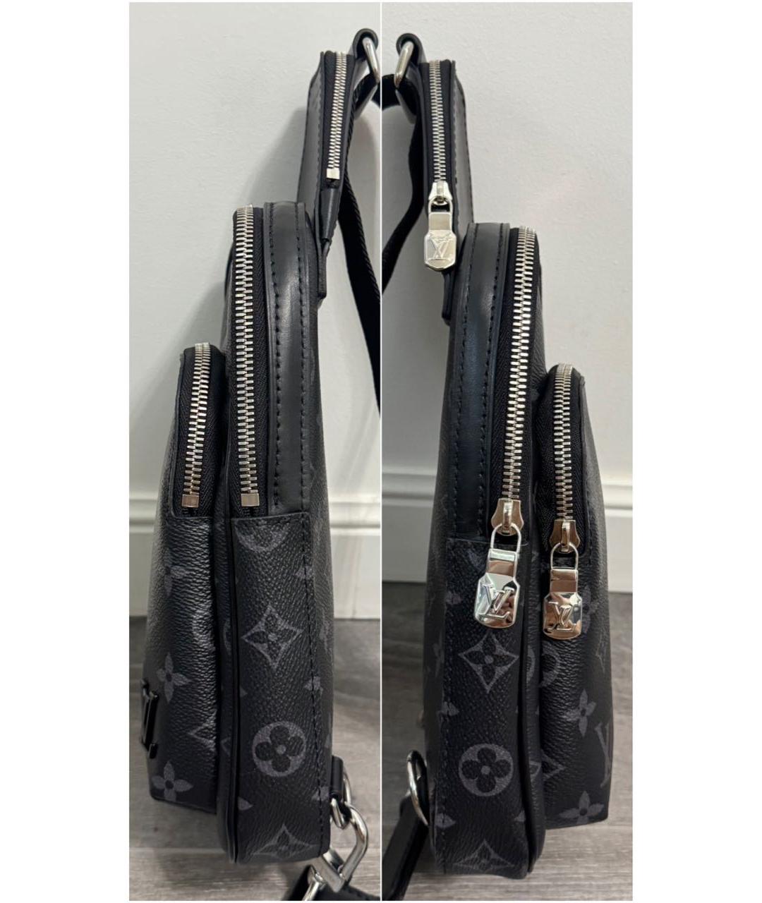 LOUIS VUITTON Черная сумка на плечо, фото 3