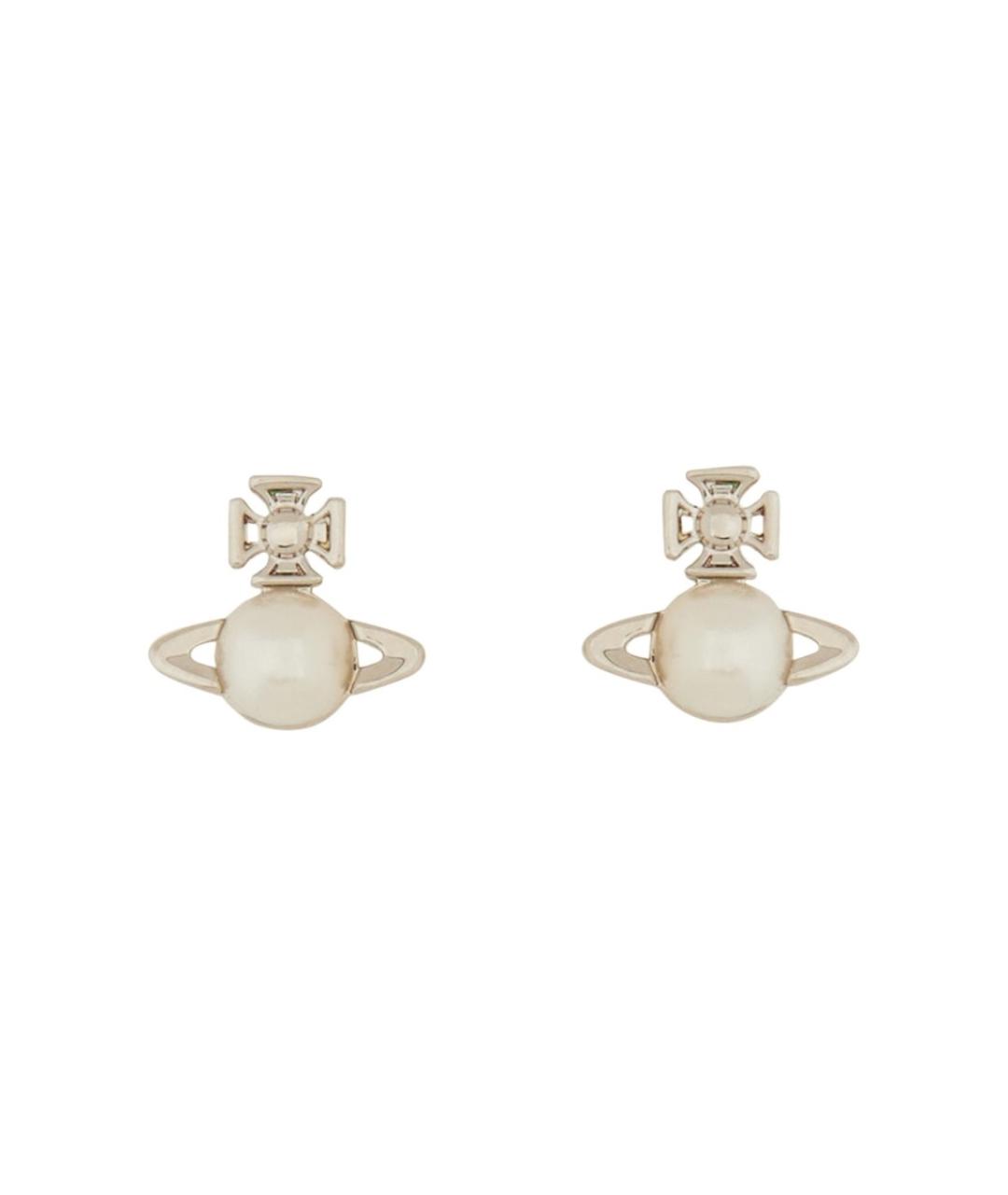 VIVIENNE WESTWOOD Серебряные металлические серьги, фото 1
