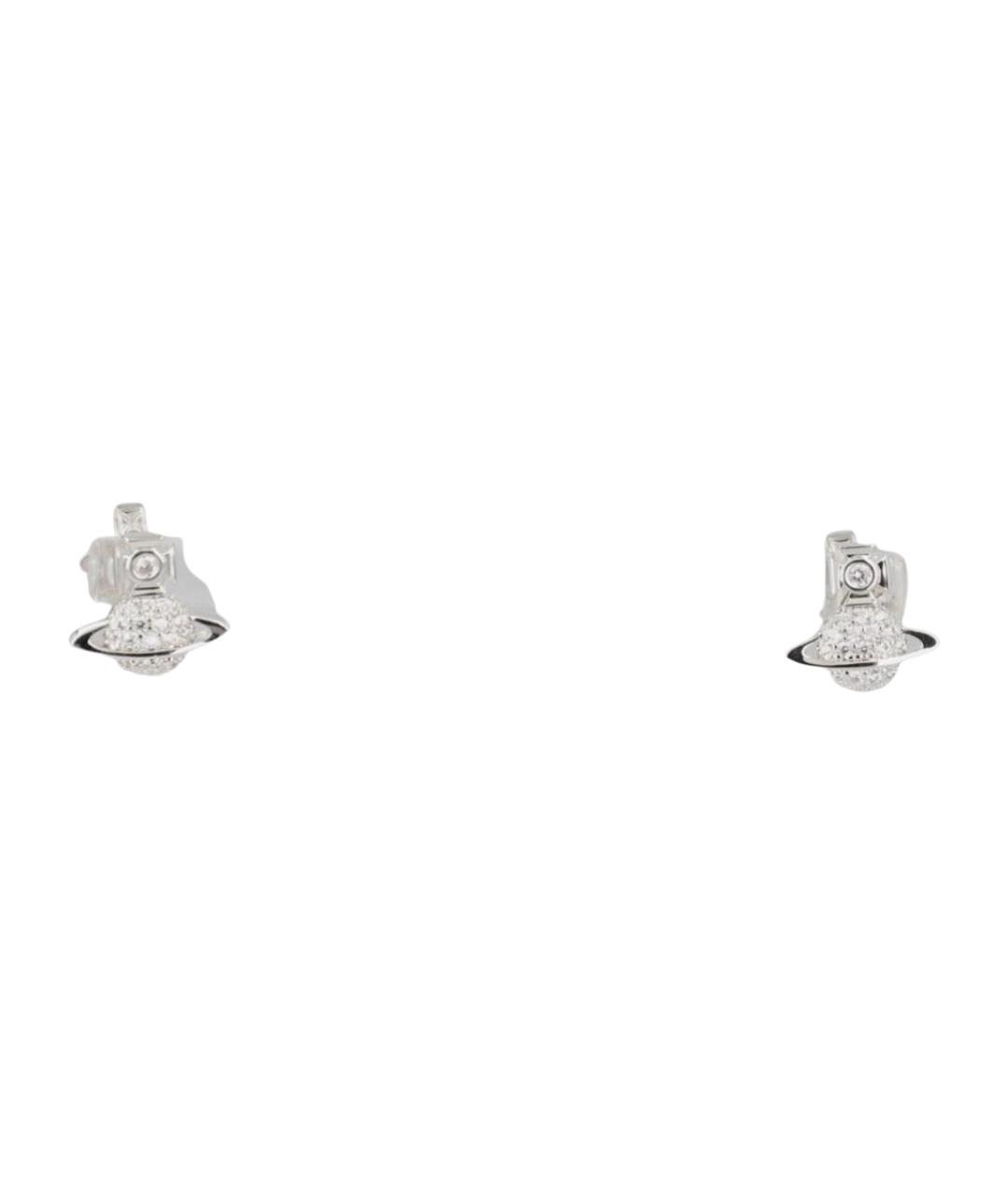 VIVIENNE WESTWOOD Серебряные металлические серьги, фото 1
