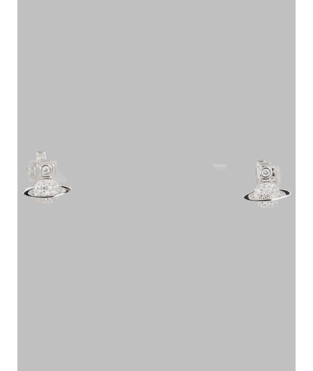 VIVIENNE WESTWOOD Серебряные металлические серьги, фото 3