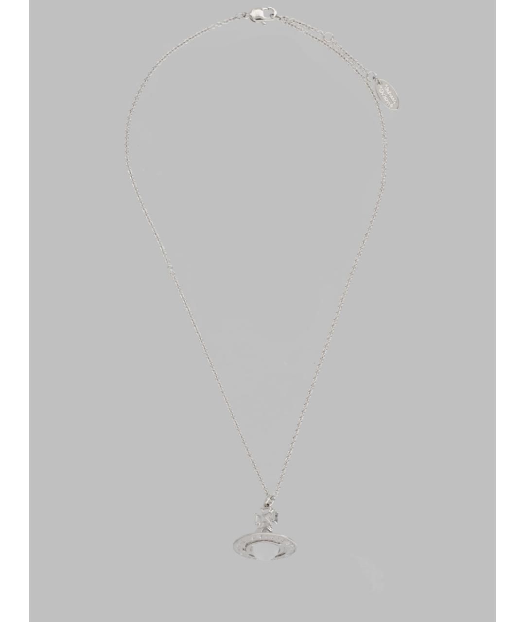 VIVIENNE WESTWOOD Серебряное металлическое колье, фото 2