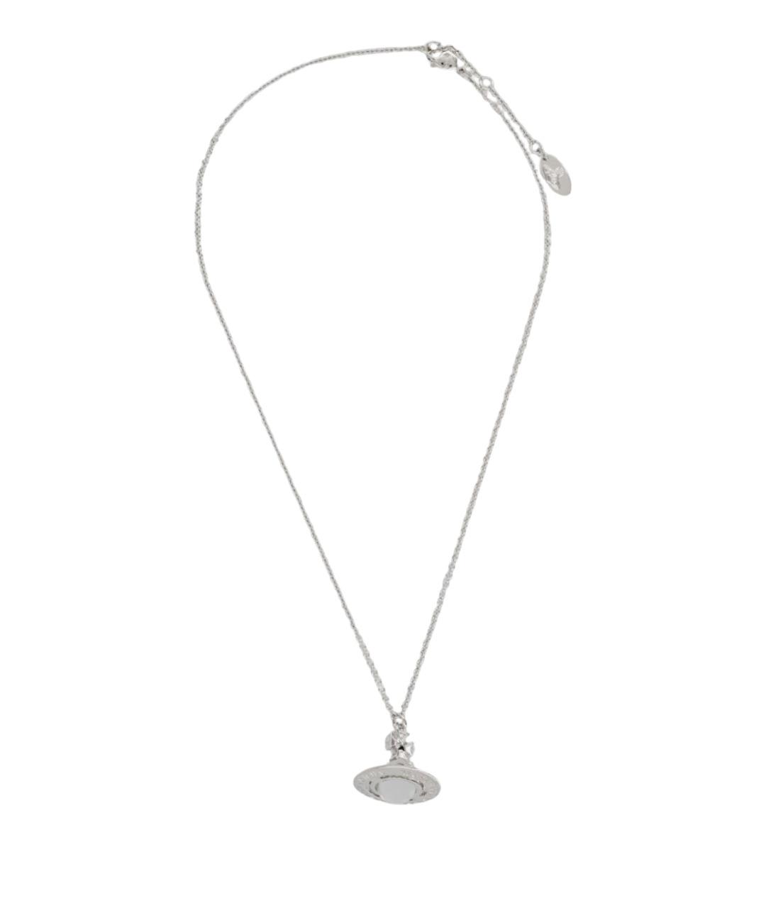 VIVIENNE WESTWOOD Серебряное металлическое колье, фото 1