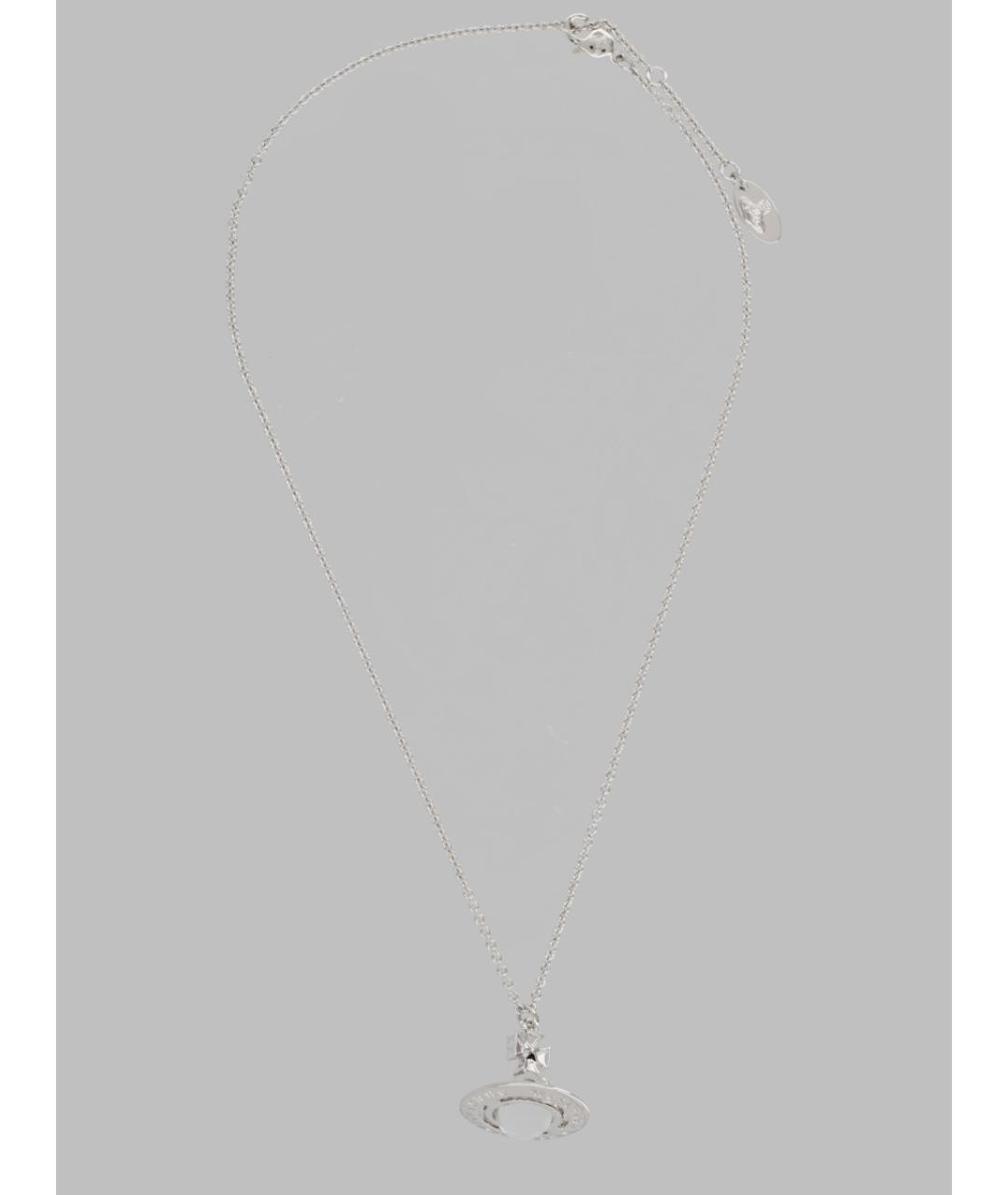 VIVIENNE WESTWOOD Серебряное металлическое колье, фото 3