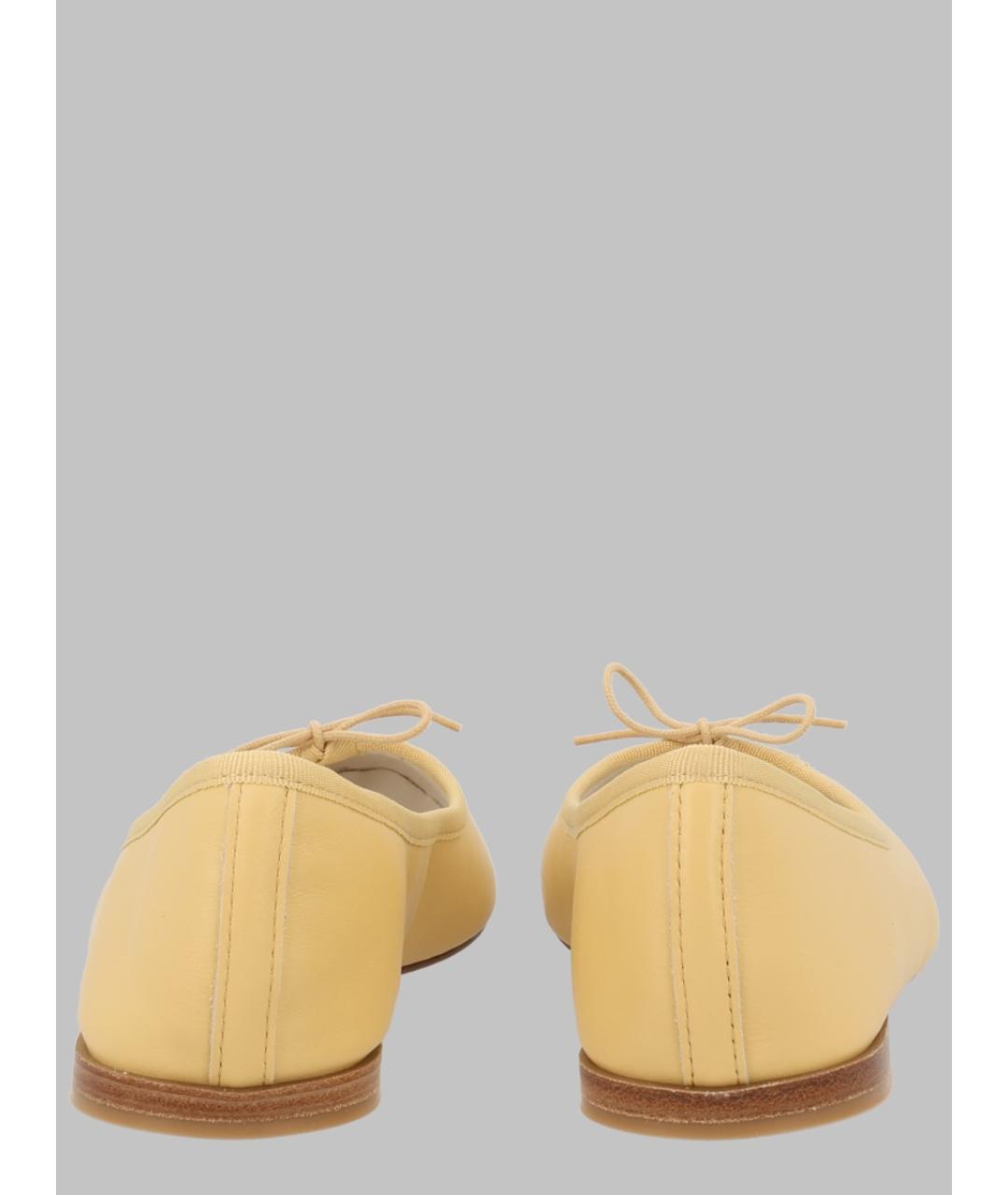 REPETTO Желтые балетки, фото 4