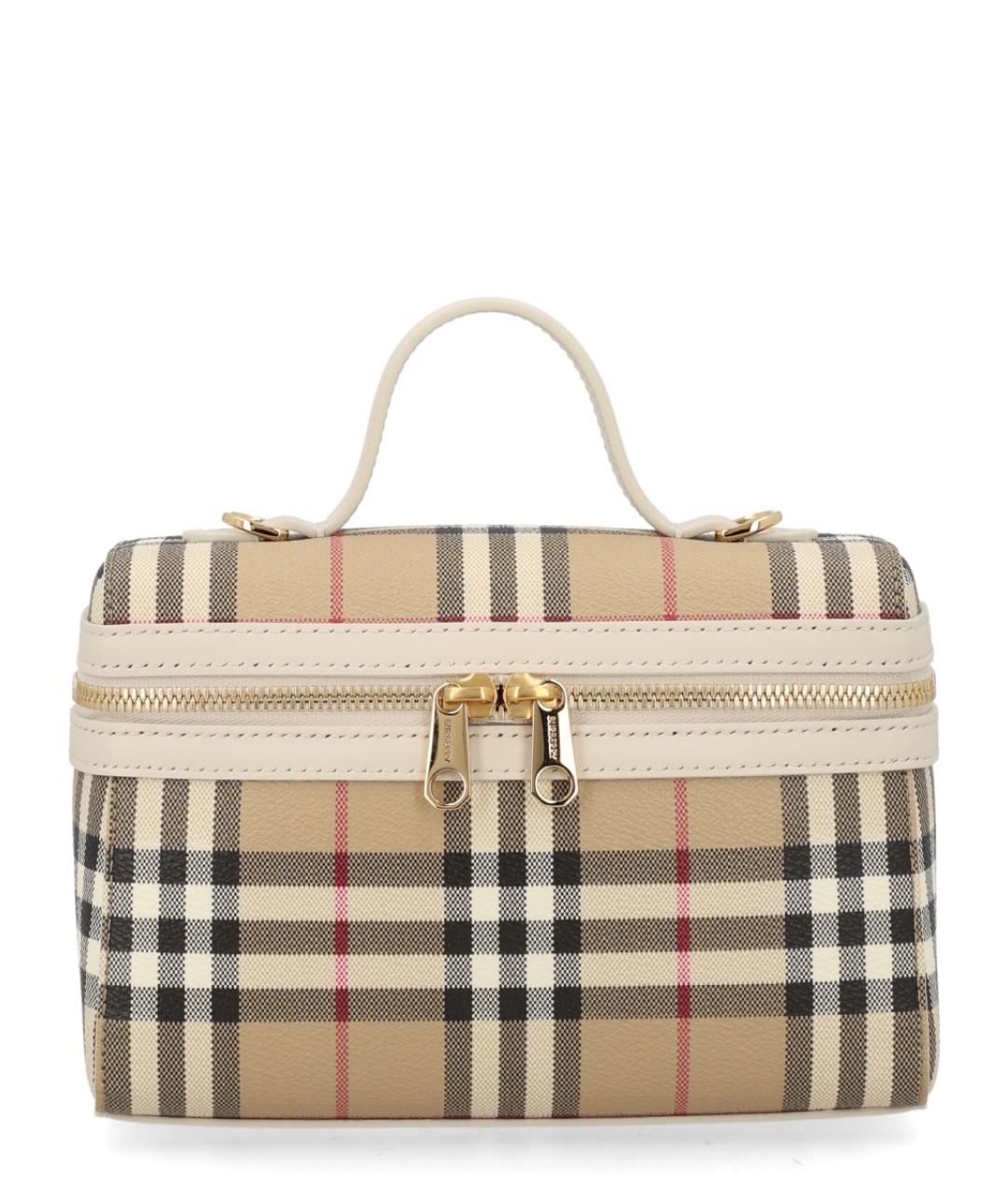 BURBERRY Бежевая сумка с короткими ручками, фото 1