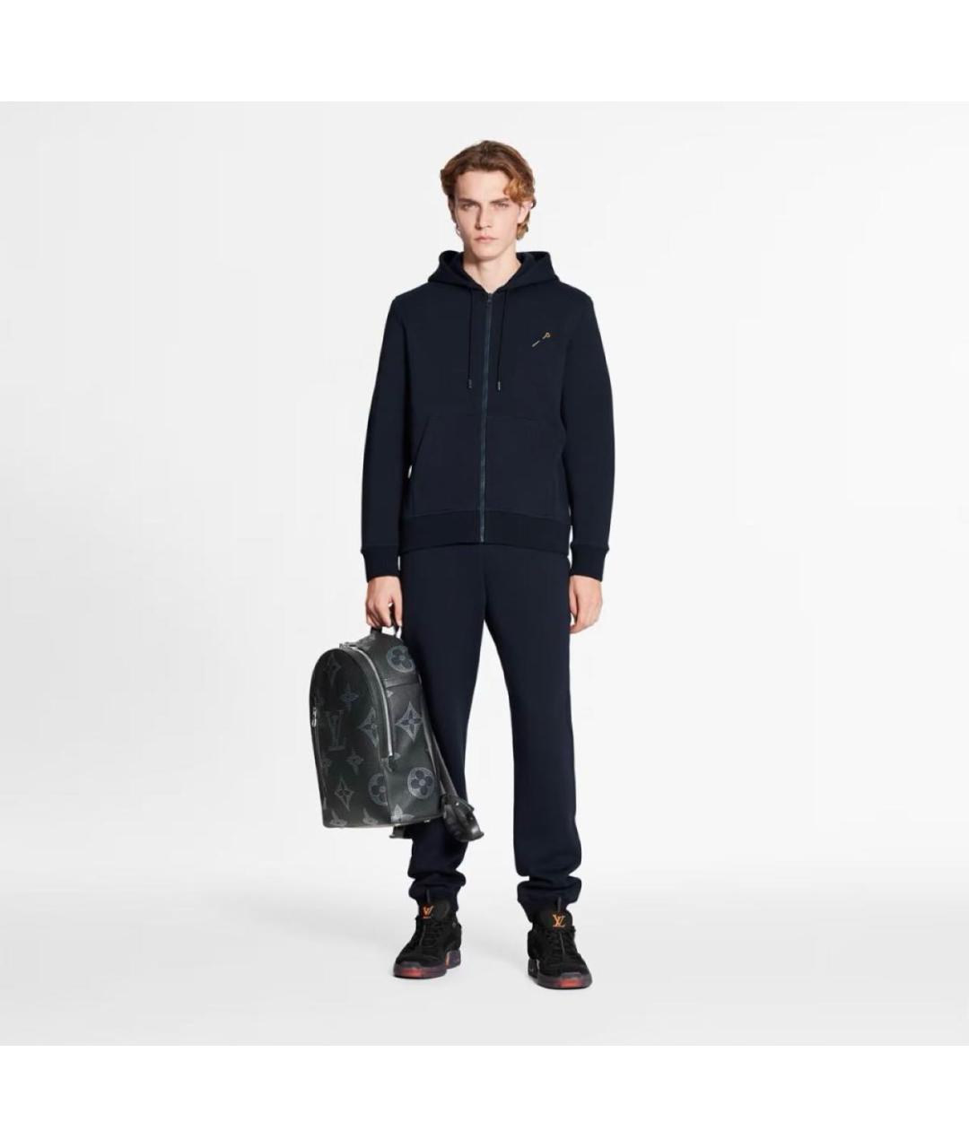 LOUIS VUITTON Темно-синий хлопковый спортивный костюм, фото 7
